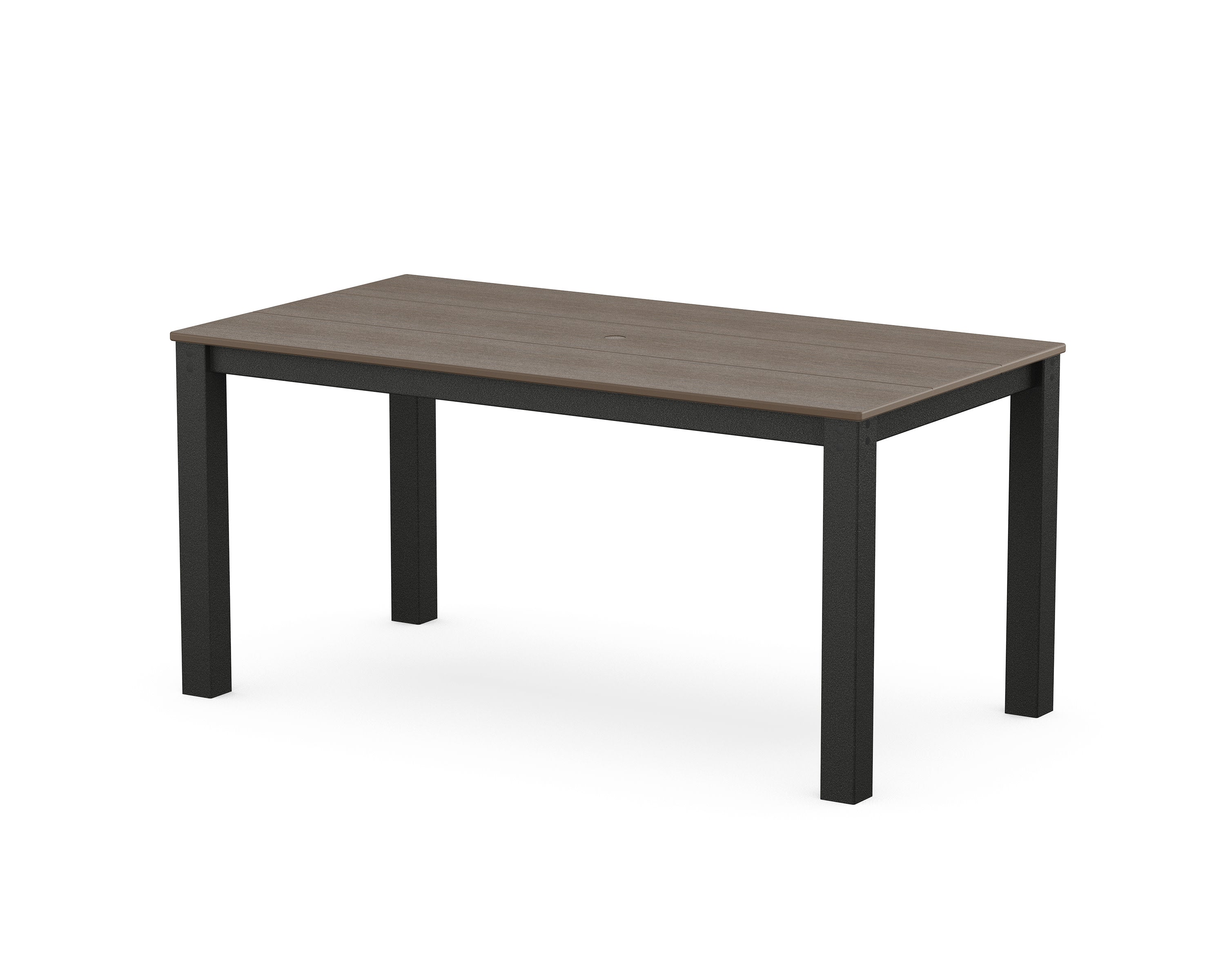 Studio Parsons 34" X 64" Dining Table in Black / Kona