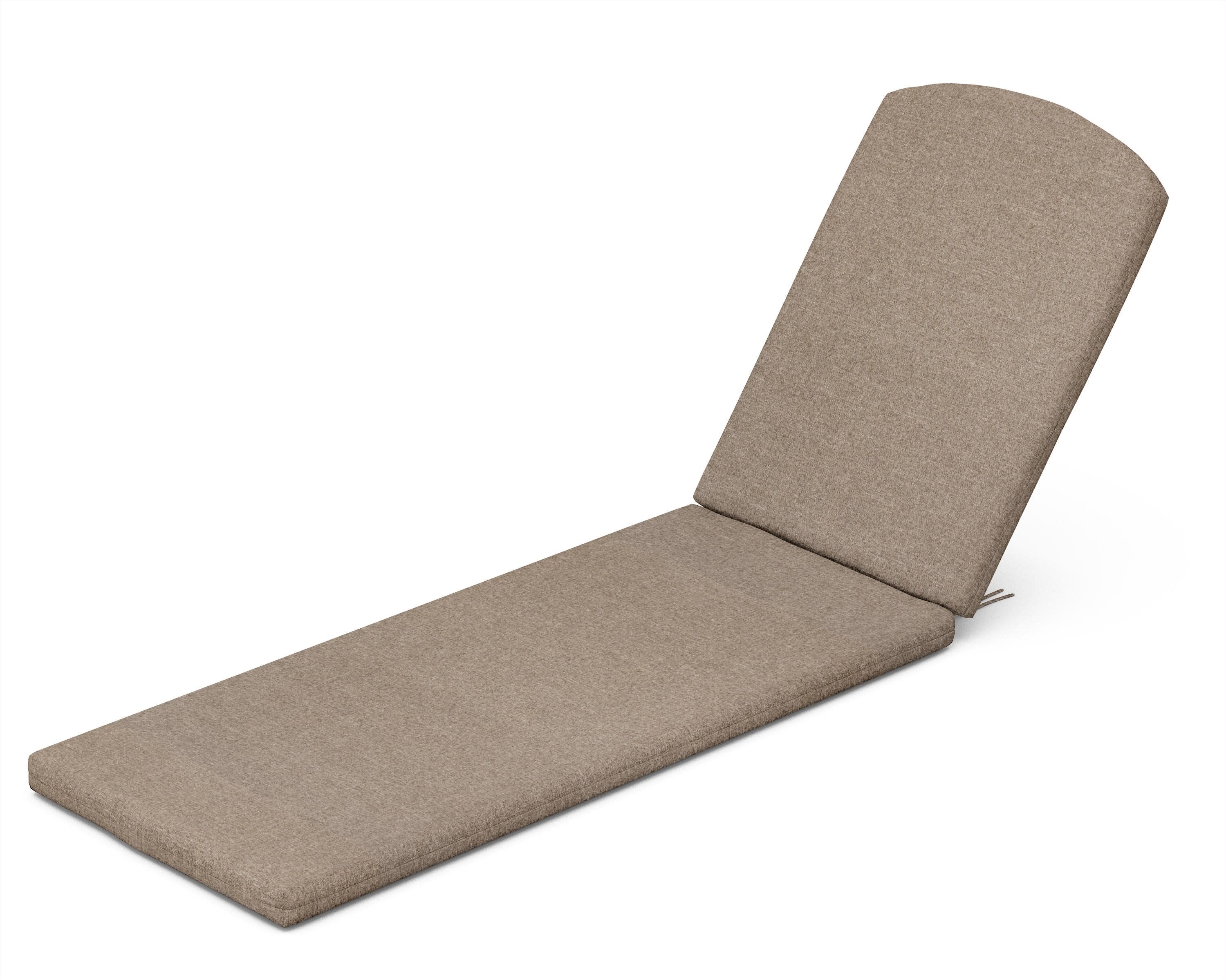 Chaise Cushion in Spiced Burlap