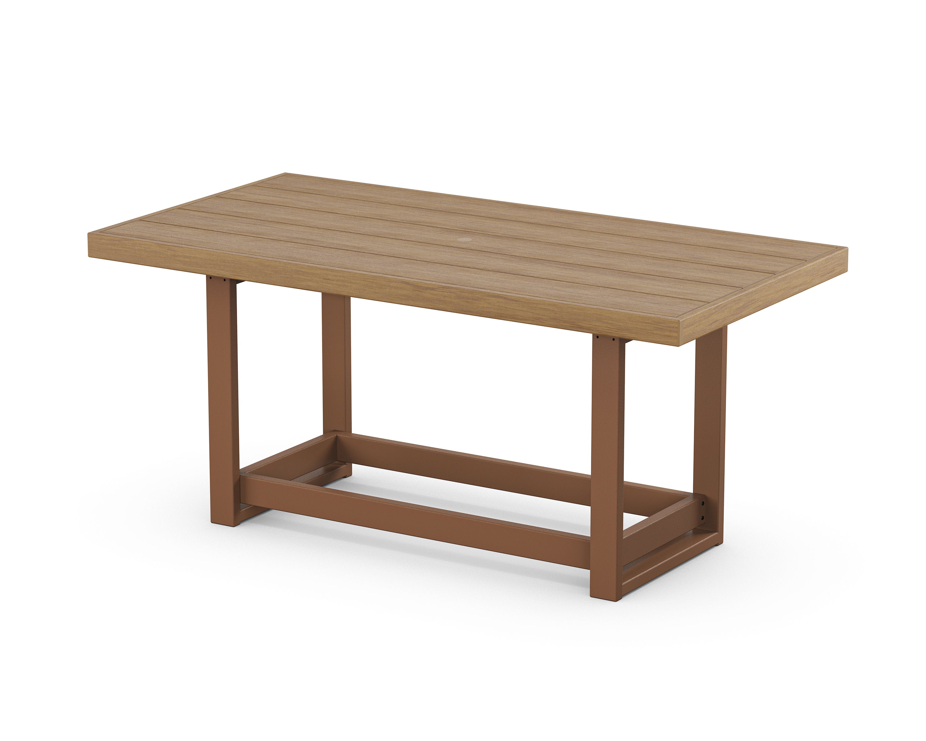 EDGE 40 x 78 Counter Table in Teak / Natural