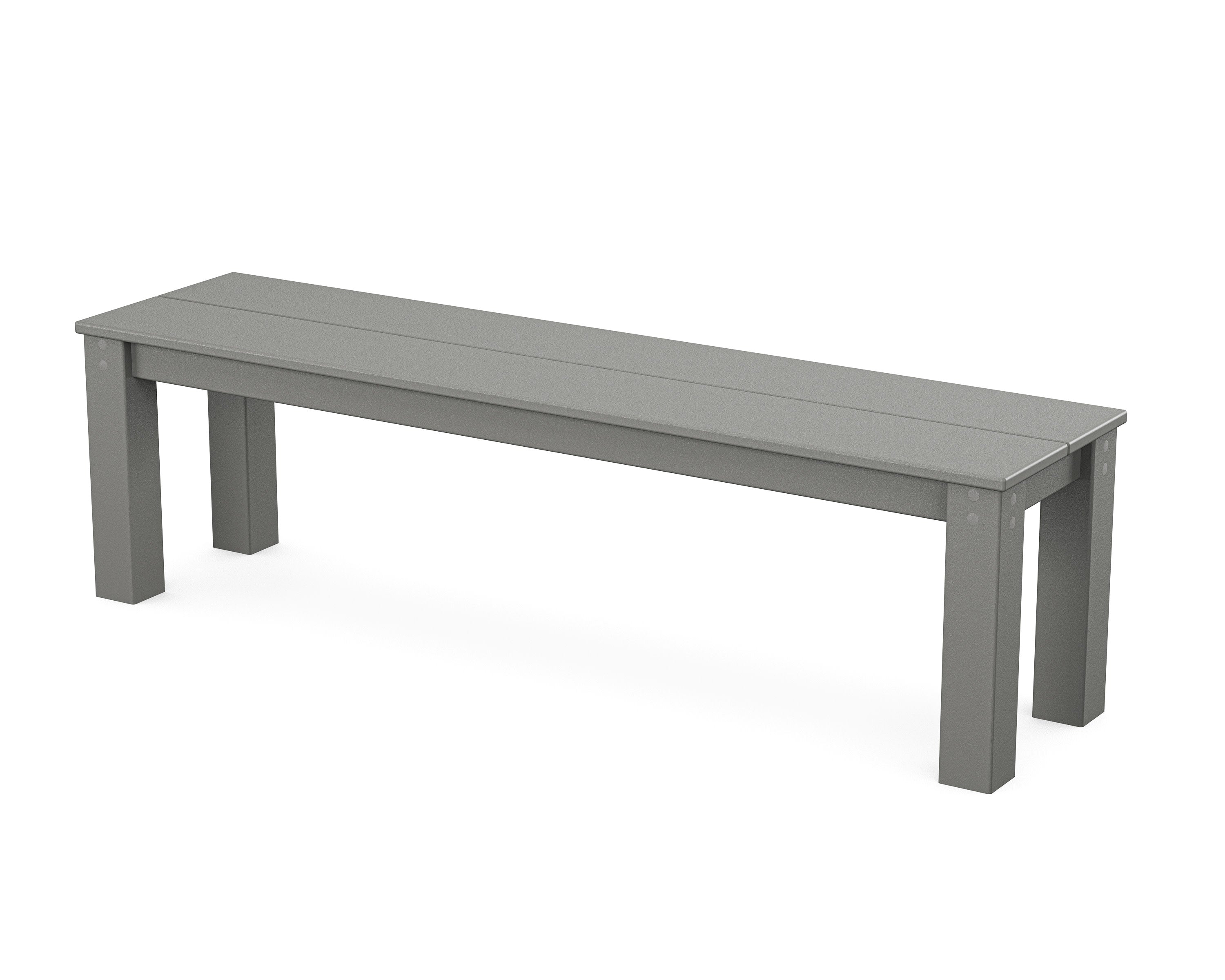 Parsons 60" Bench in Slate Grey