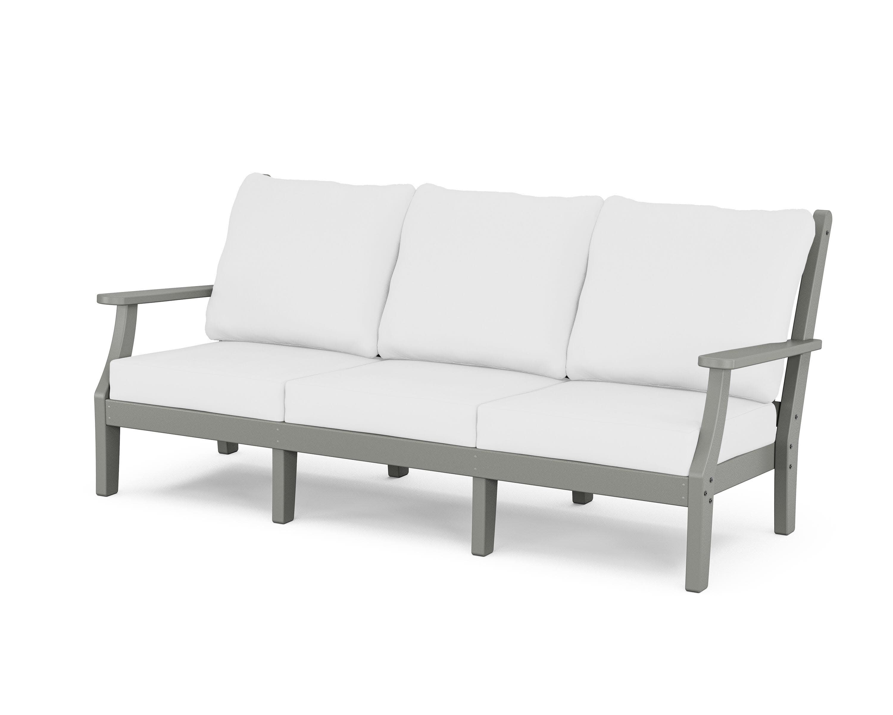 Wovendale Deep Seating Sofa in Slate Grey / Natural