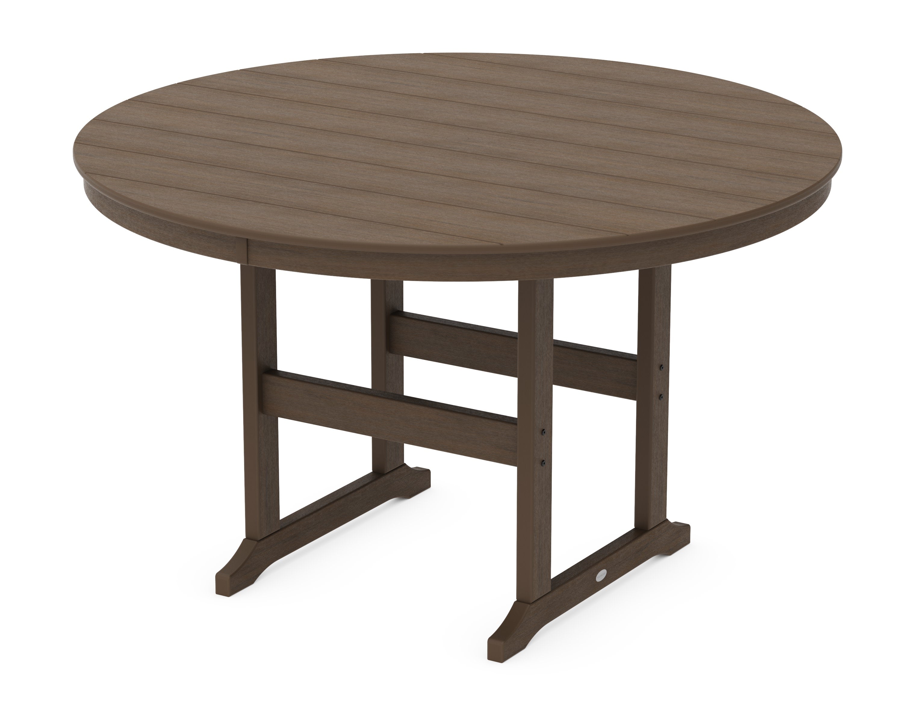 60" Round Farmhouse Counter Table in Kona