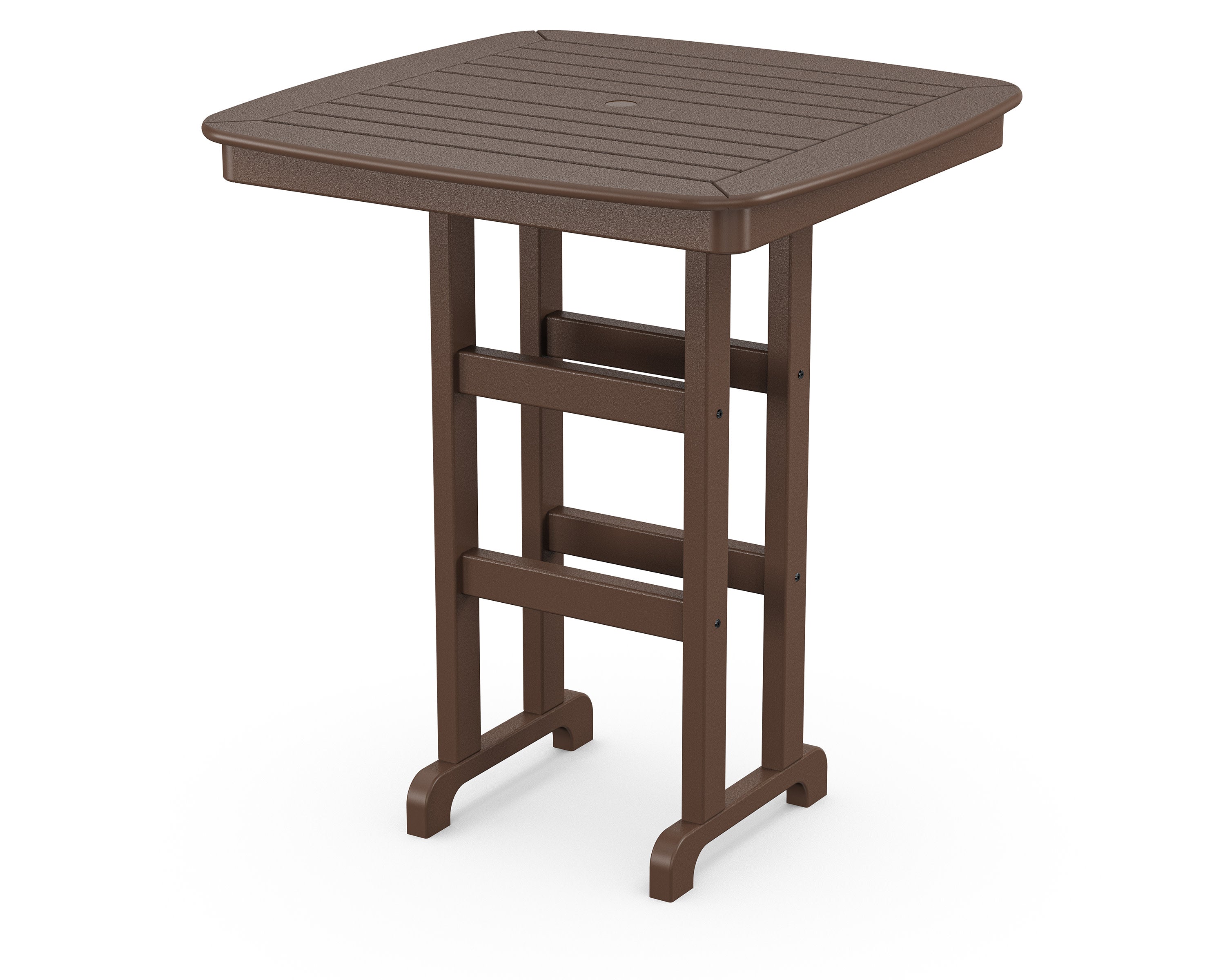 Nautical 37" Bar Table in Mahogany