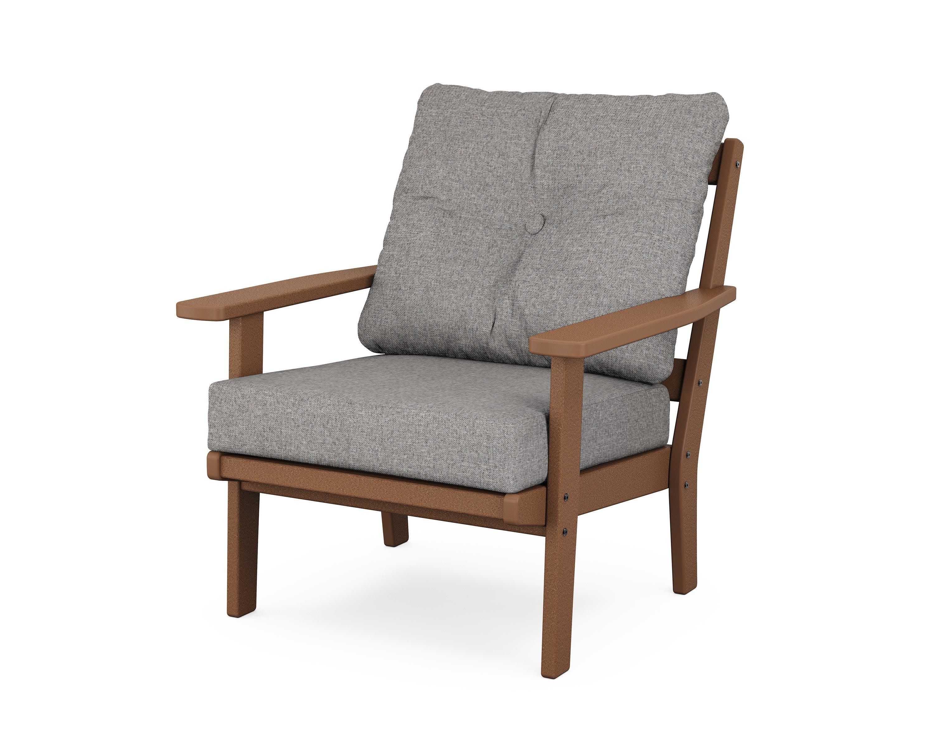 Prairie Deep Seating Chair in Teak / Grey Mist