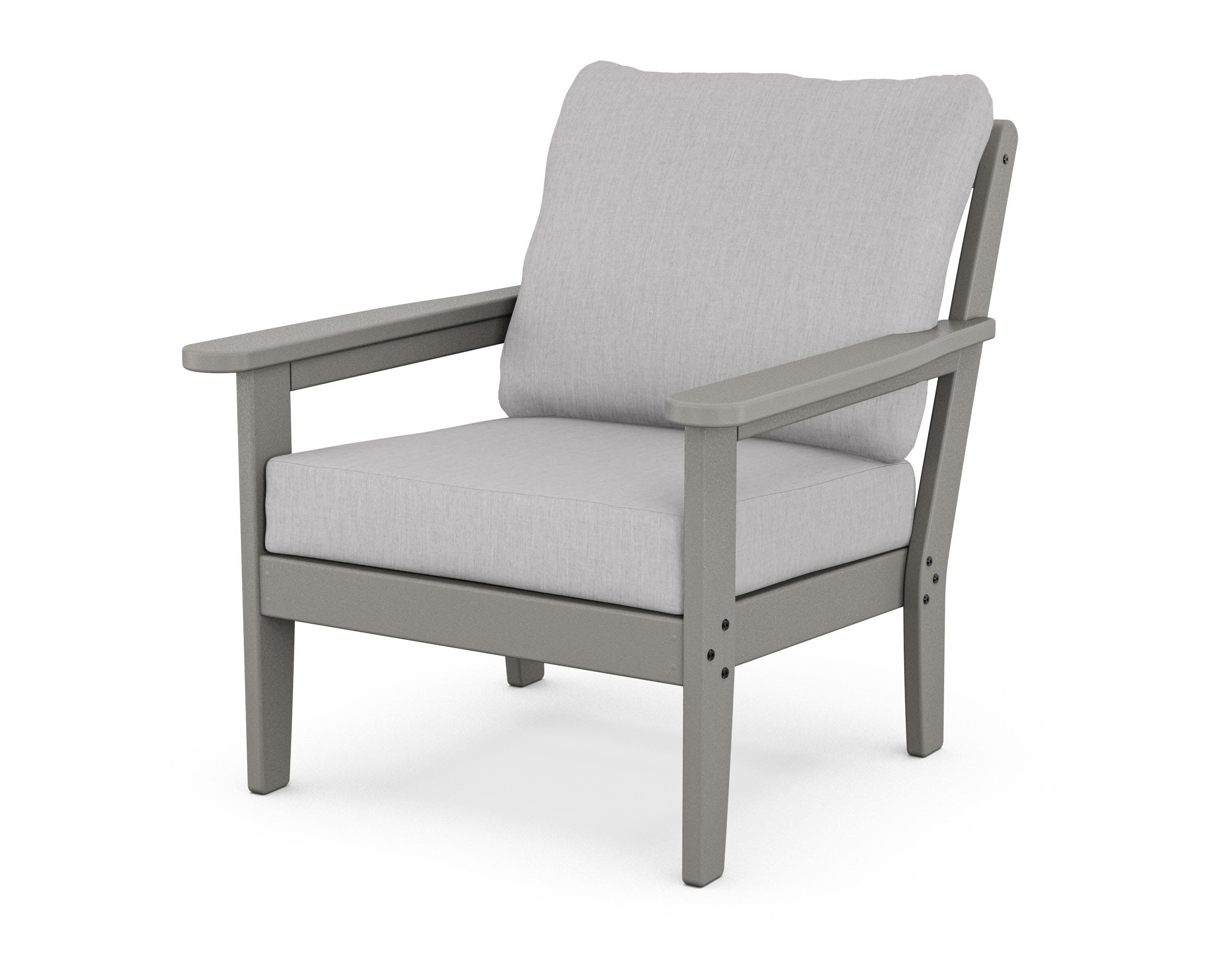 Cottage Deep Seating Chair in Slate Grey / Granite