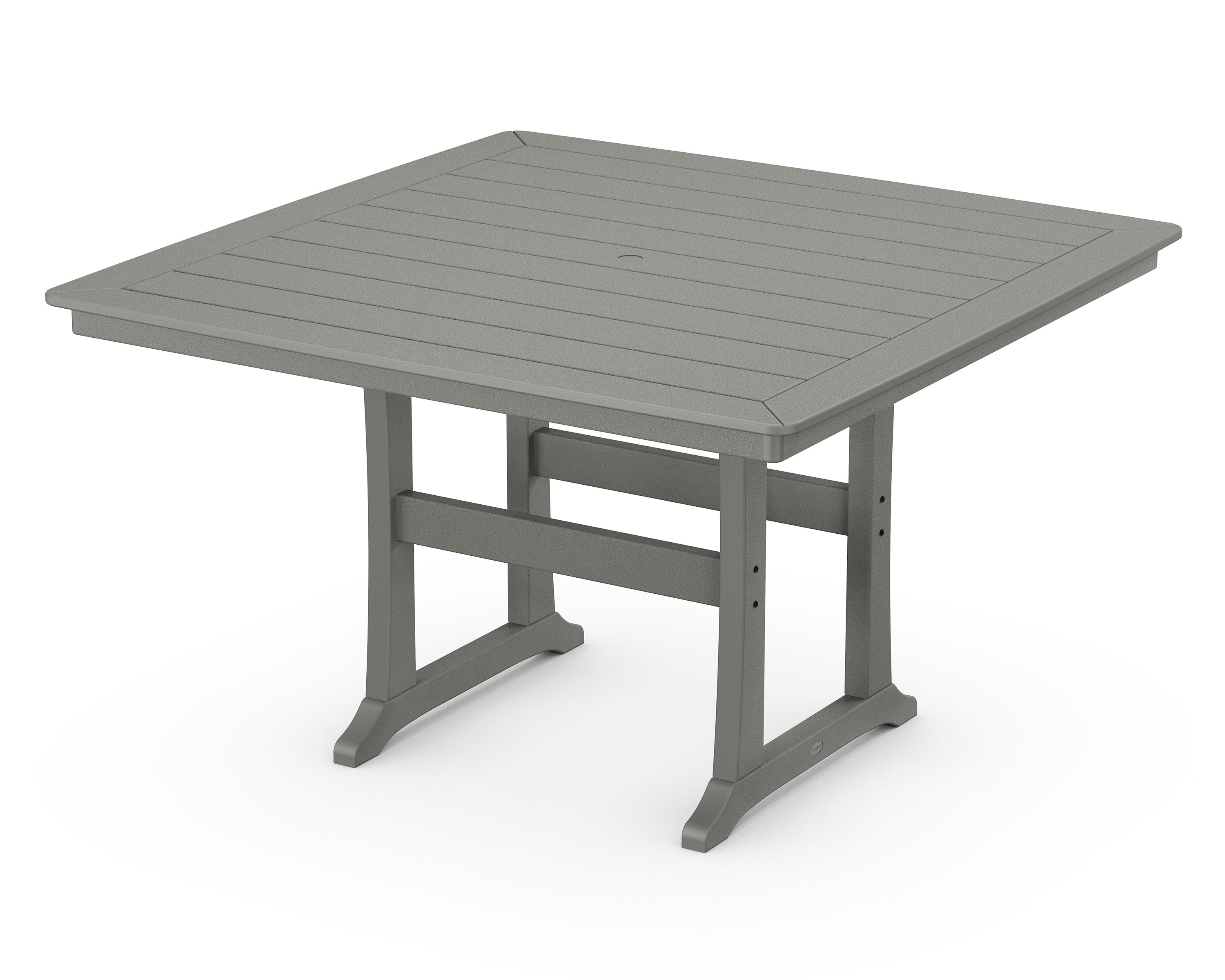 Nautical Trestle 59" Counter Table in Slate Grey