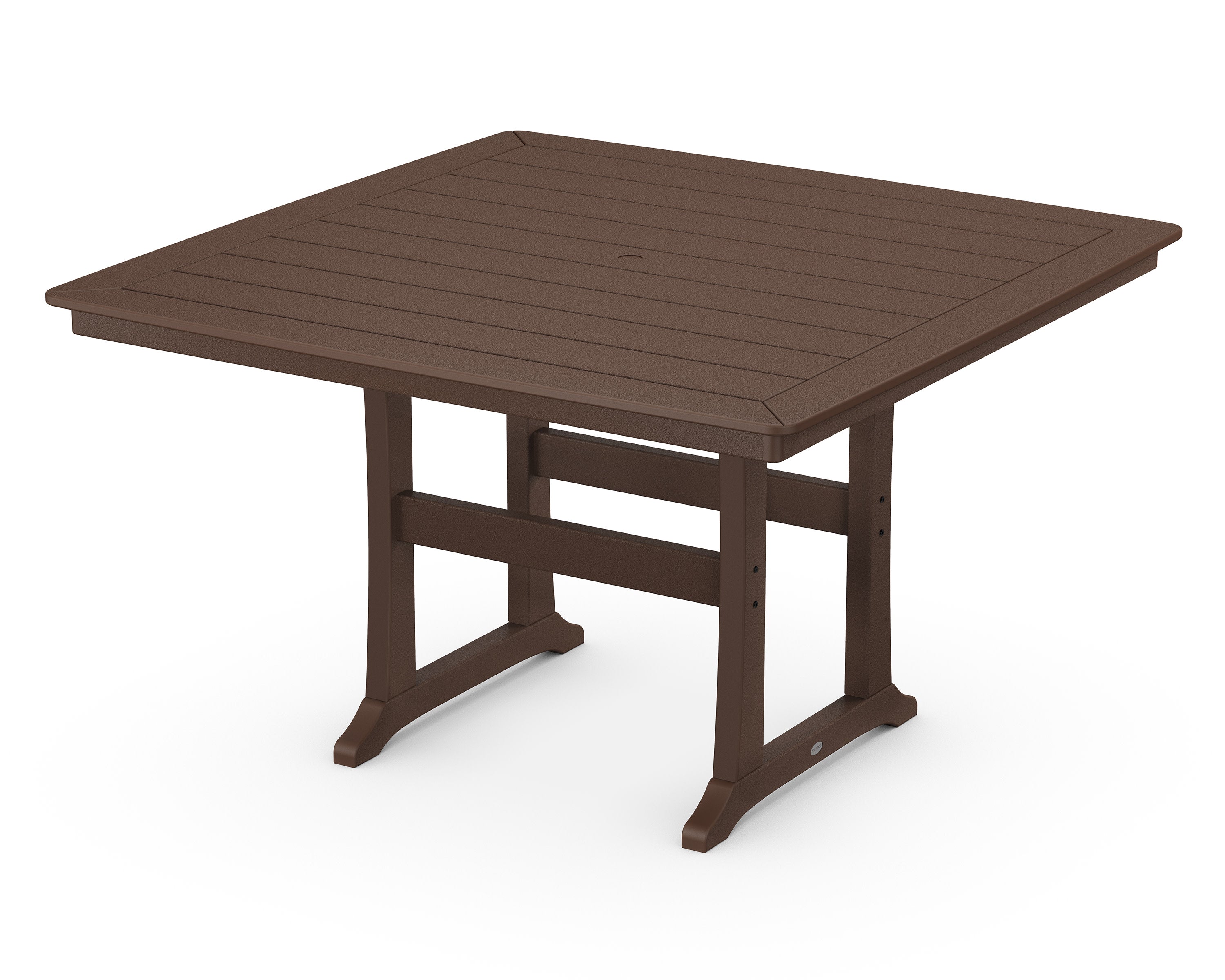 Nautical Trestle 59" Counter Table in Mahogany