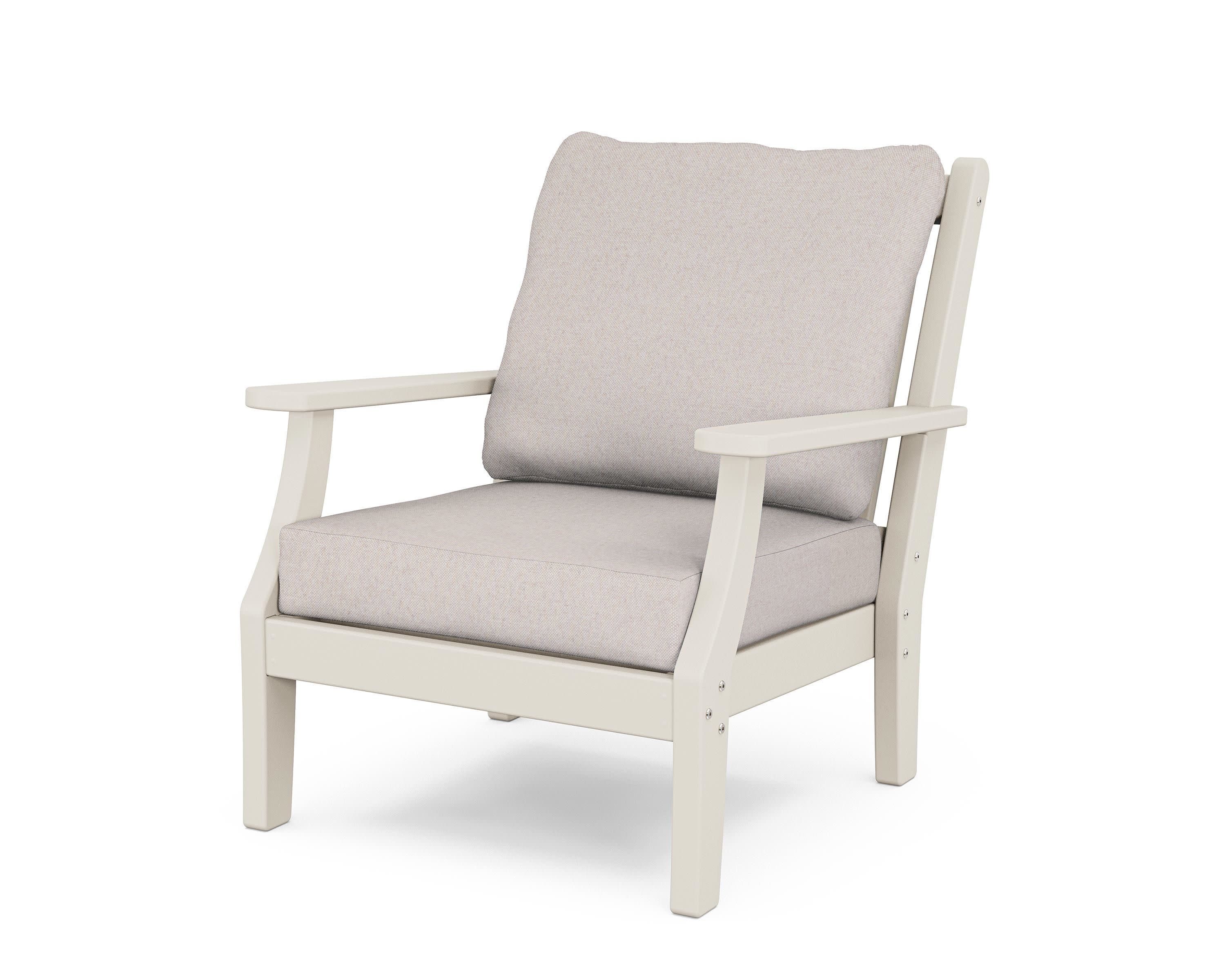Wovendale Deep Seating Chair in Sand / Dune Burlap