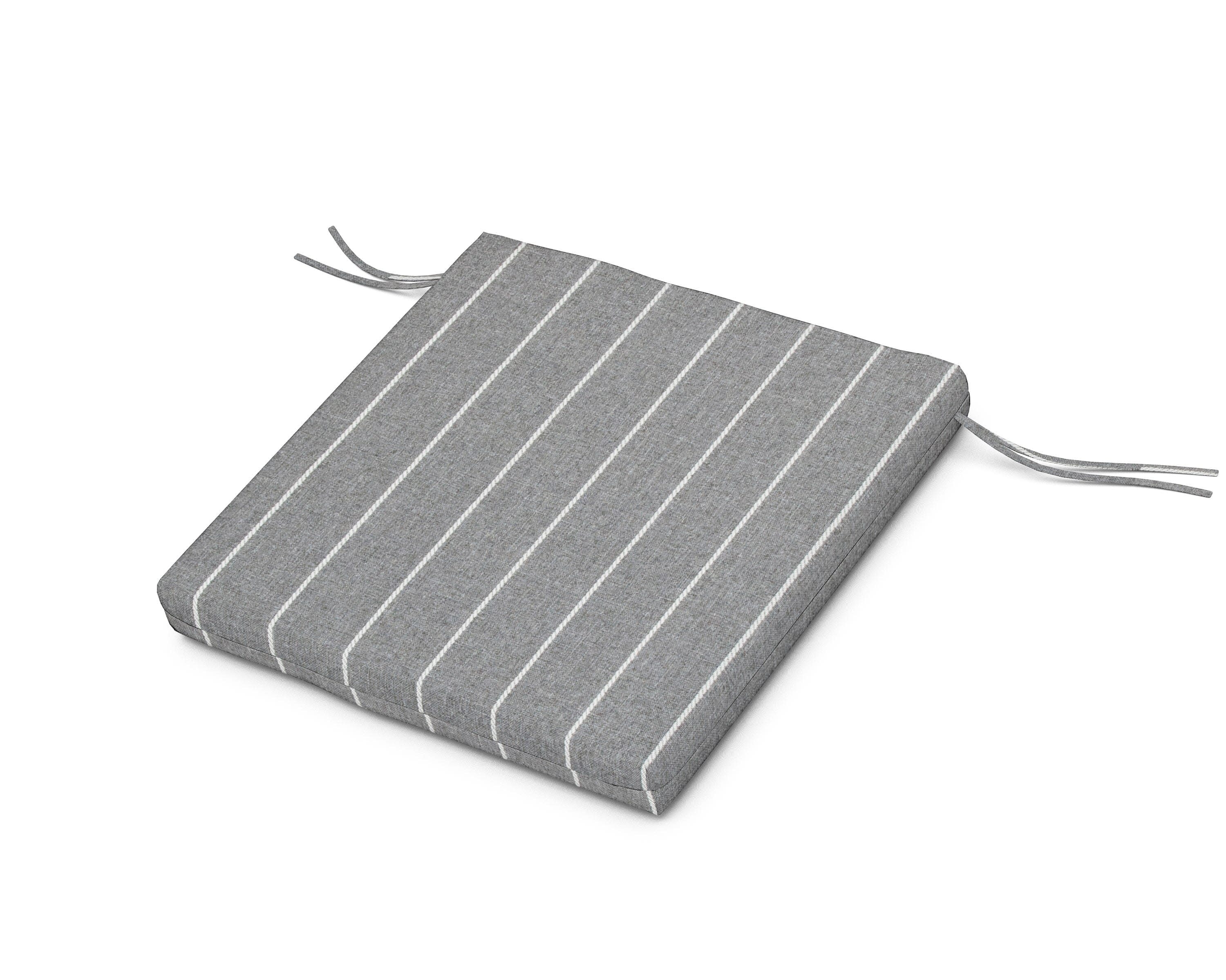 20 x 20 Seat Cushion in Pencil Pewter