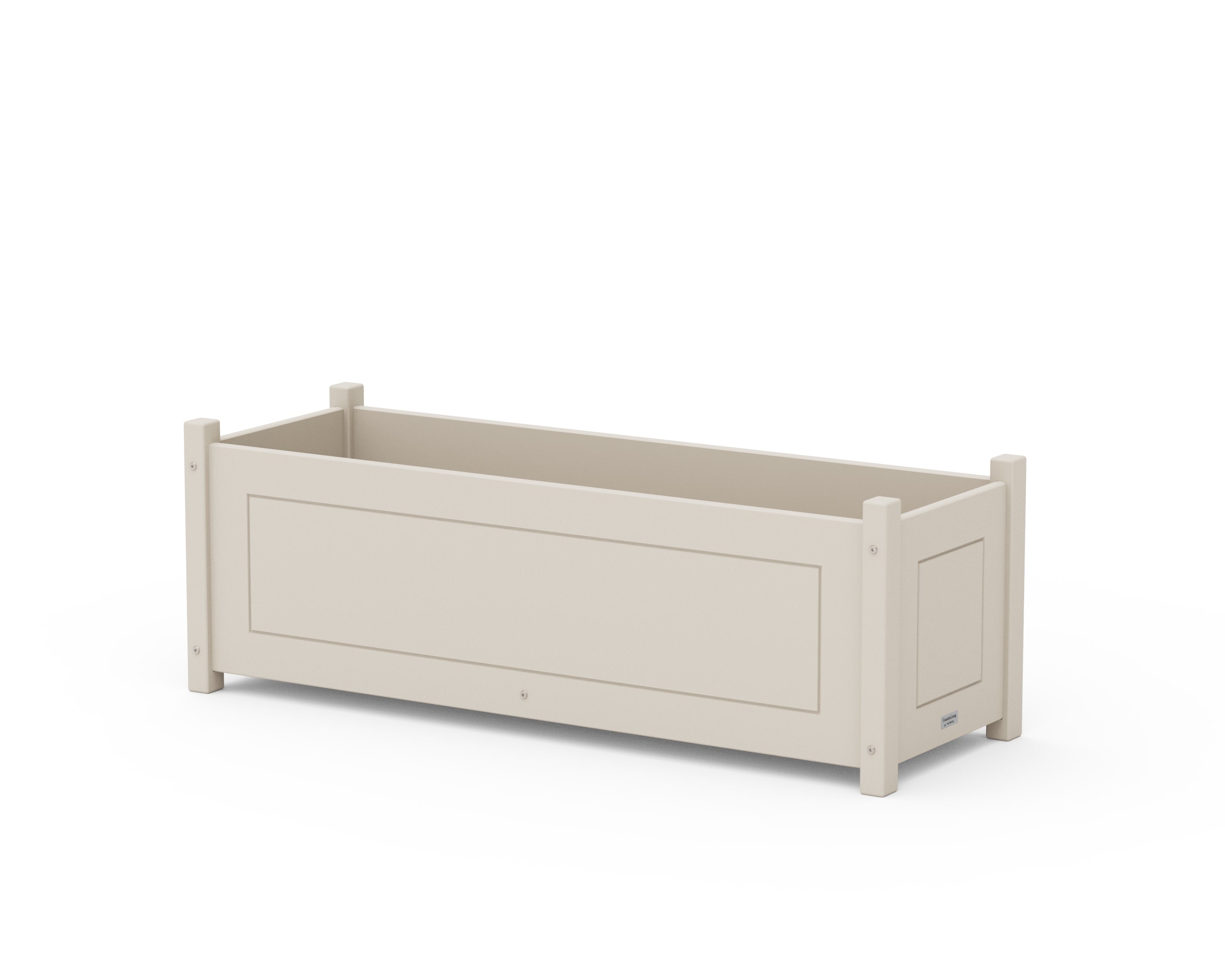 Country Living Rectangle Triple Planter Box in Sand