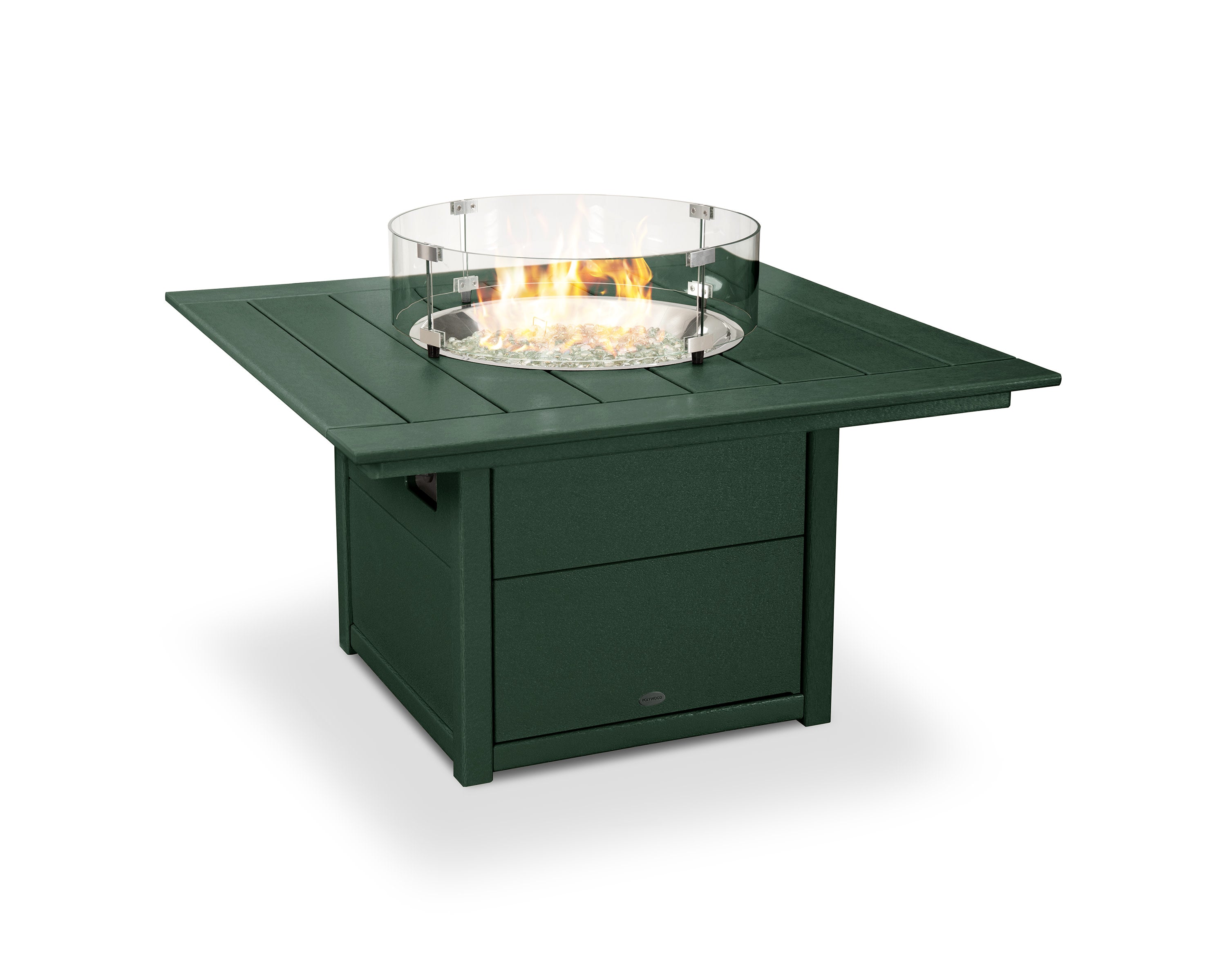 Square 42" Fire Pit Table in Green