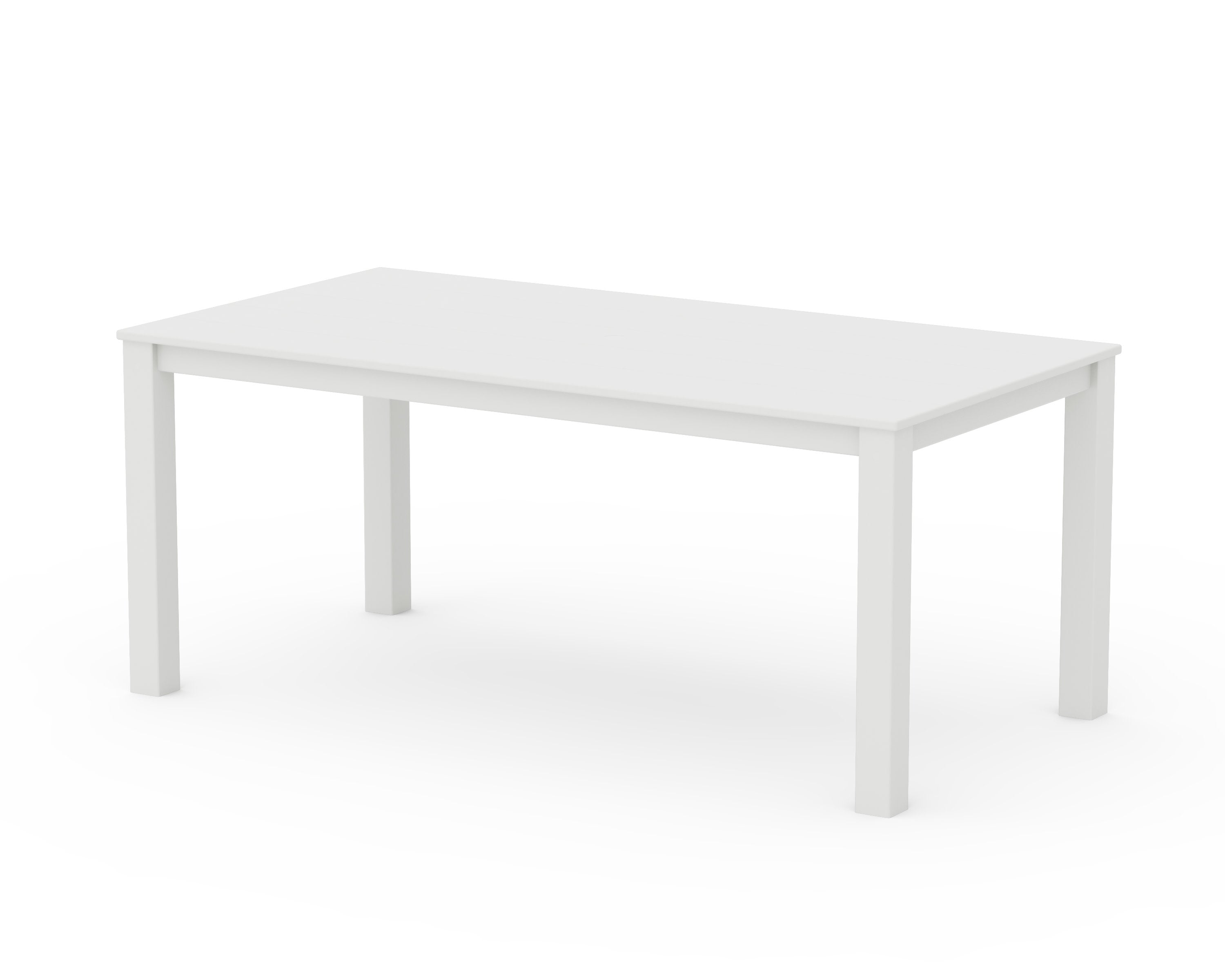 Parsons 38" X 72" Dining Table in Vintage White