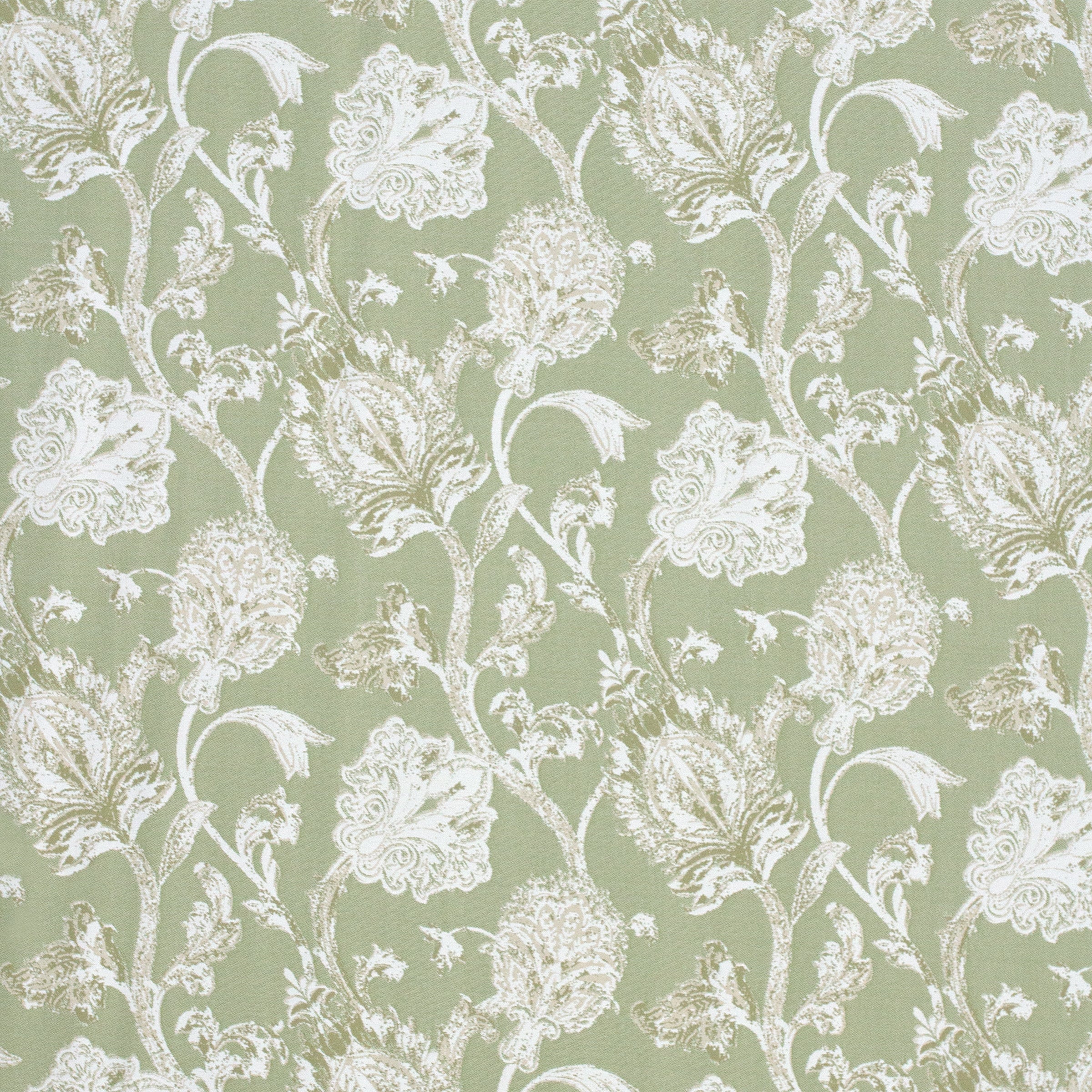Standard Seat Cushion 18"D x 22"W x 2.5"H in Botanical Garden Chartreuse