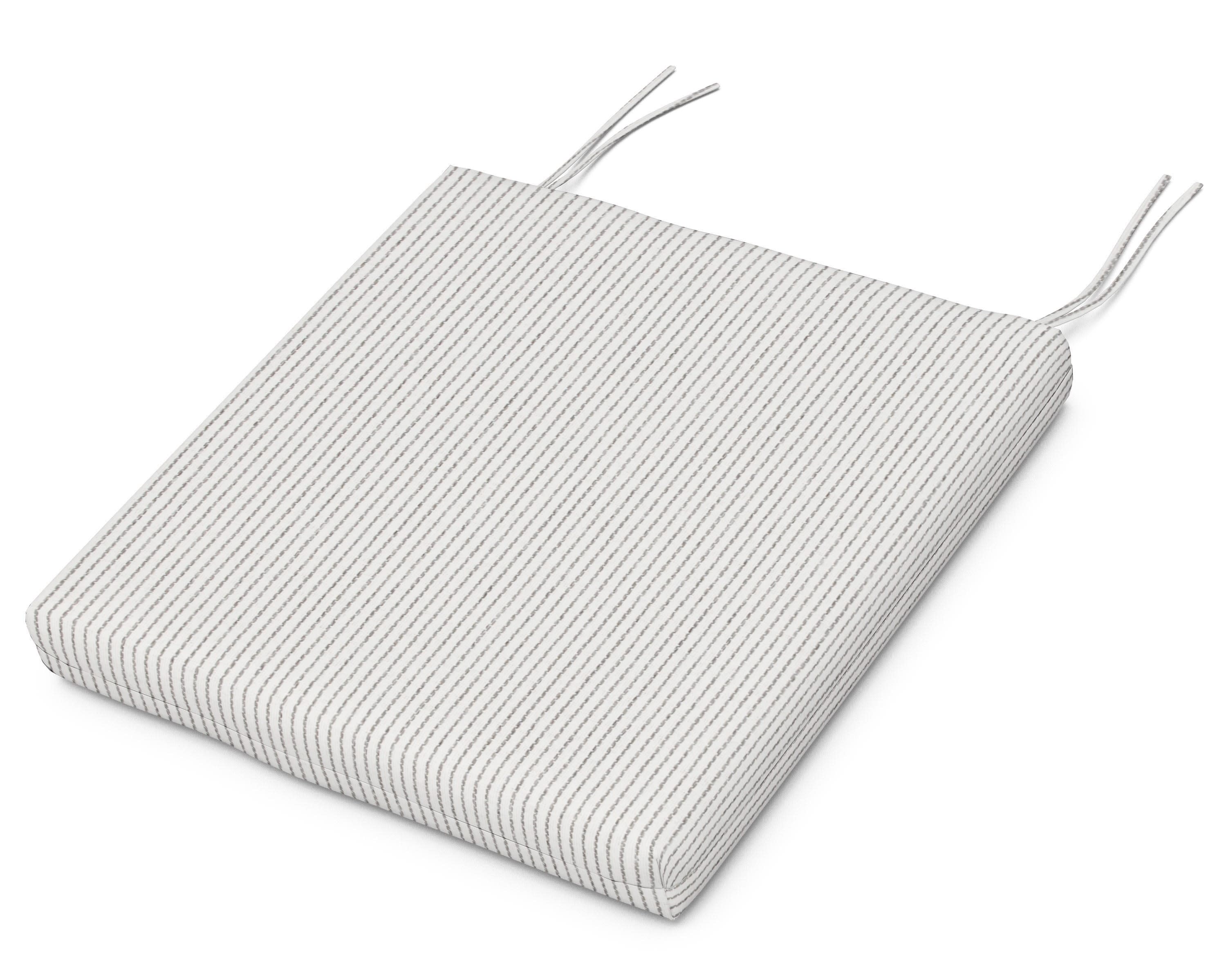 Seat Cushion 17"D x 20.75"W x 2.5"H in Linus Metal