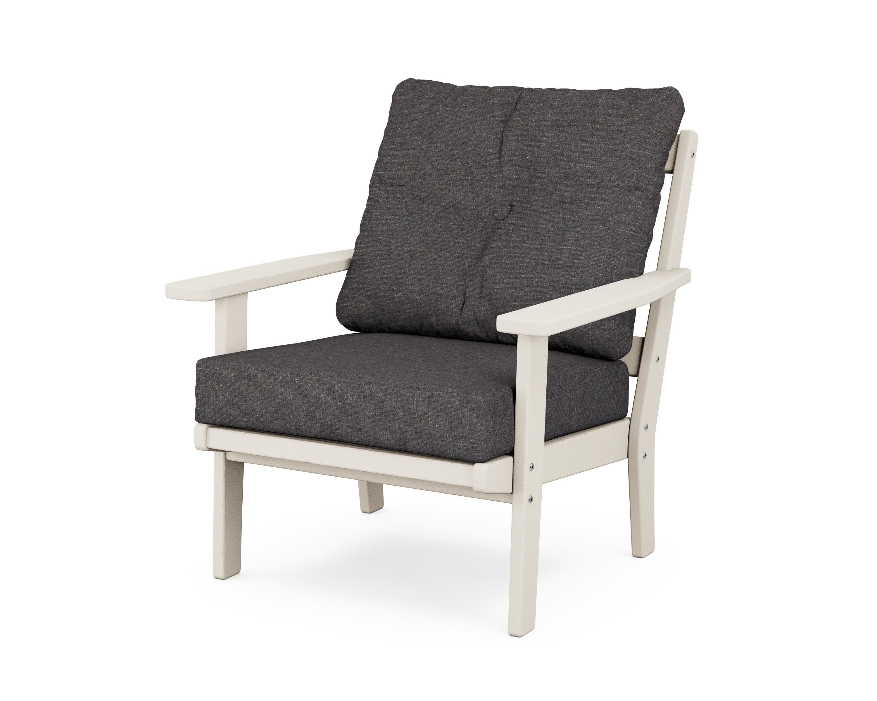 Prairie Deep Seating Chair in Sand / Ash Charcoal