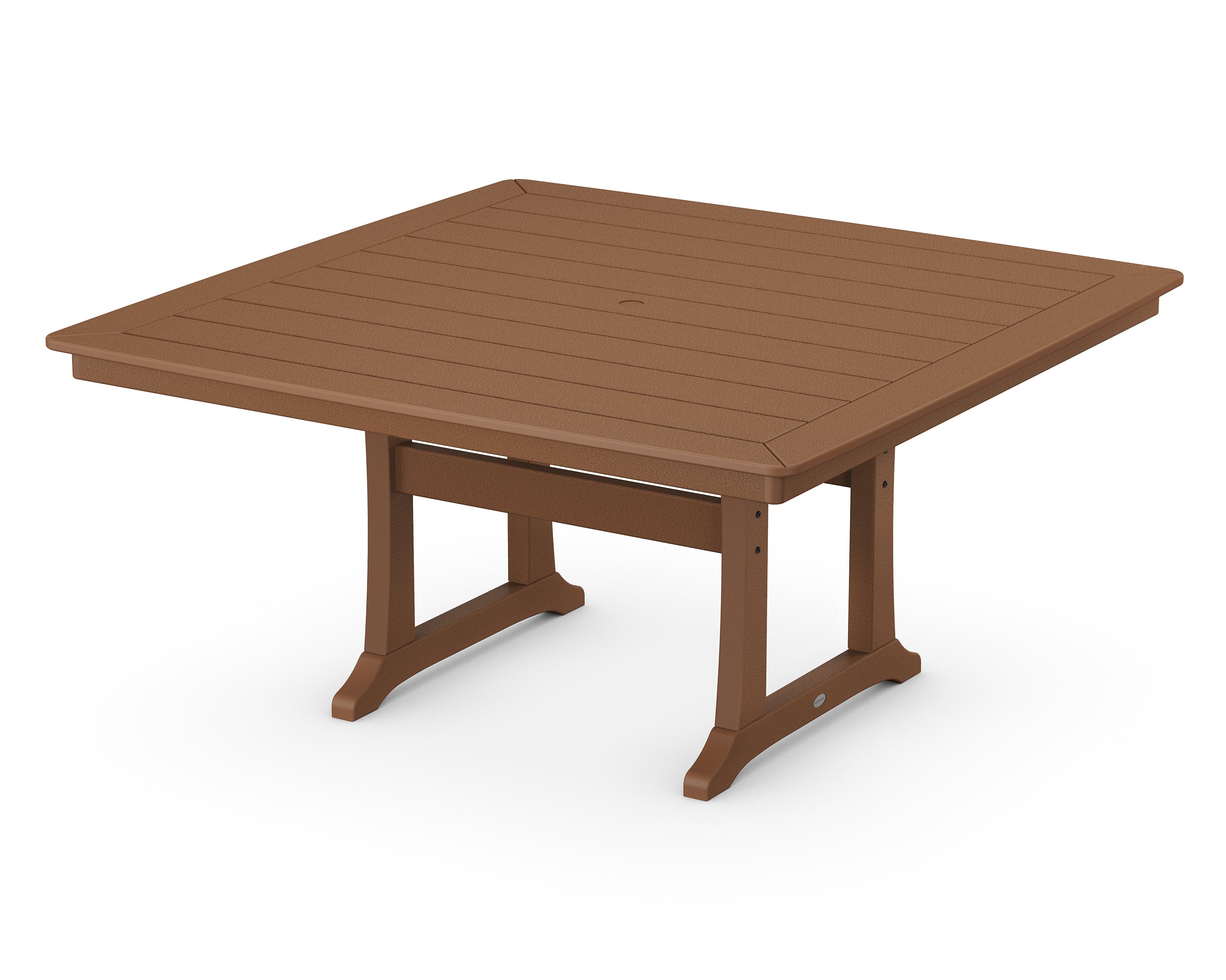 Nautical Trestle 59" Dining Table in Teak