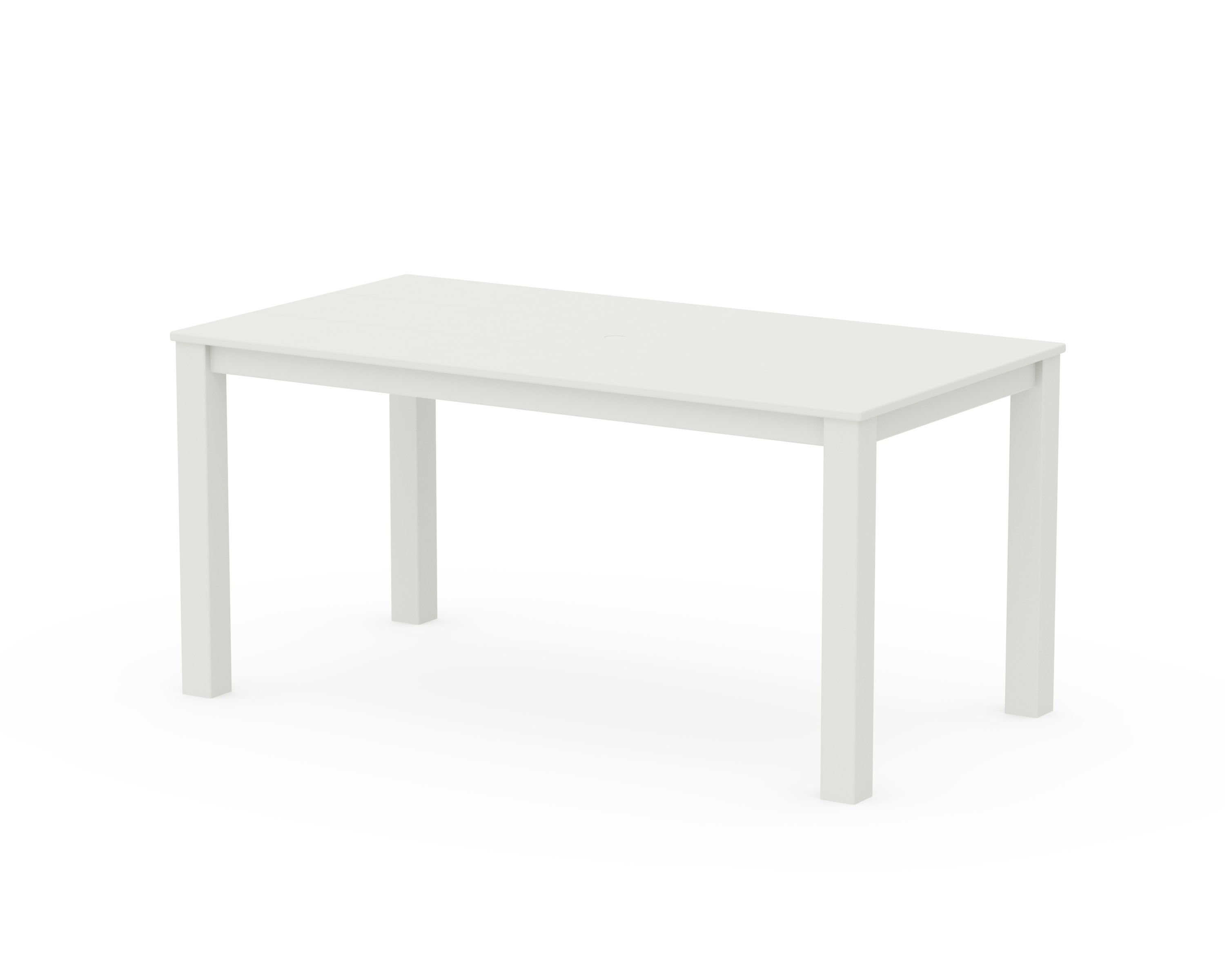 Studio Parsons 34" X 64" Dining Table in Vintage White