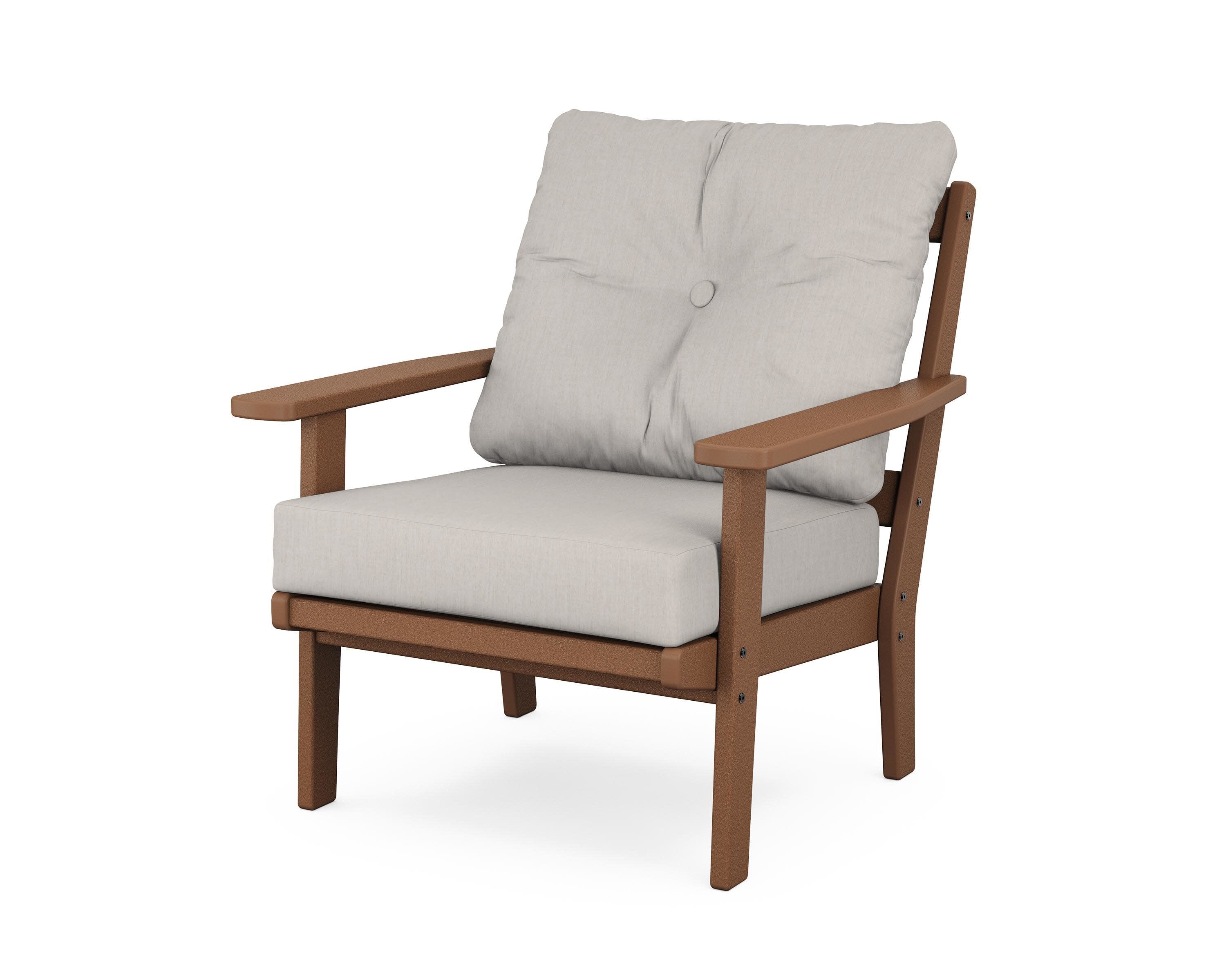 Prairie Deep Seating Chair in Teak / Cast Ash