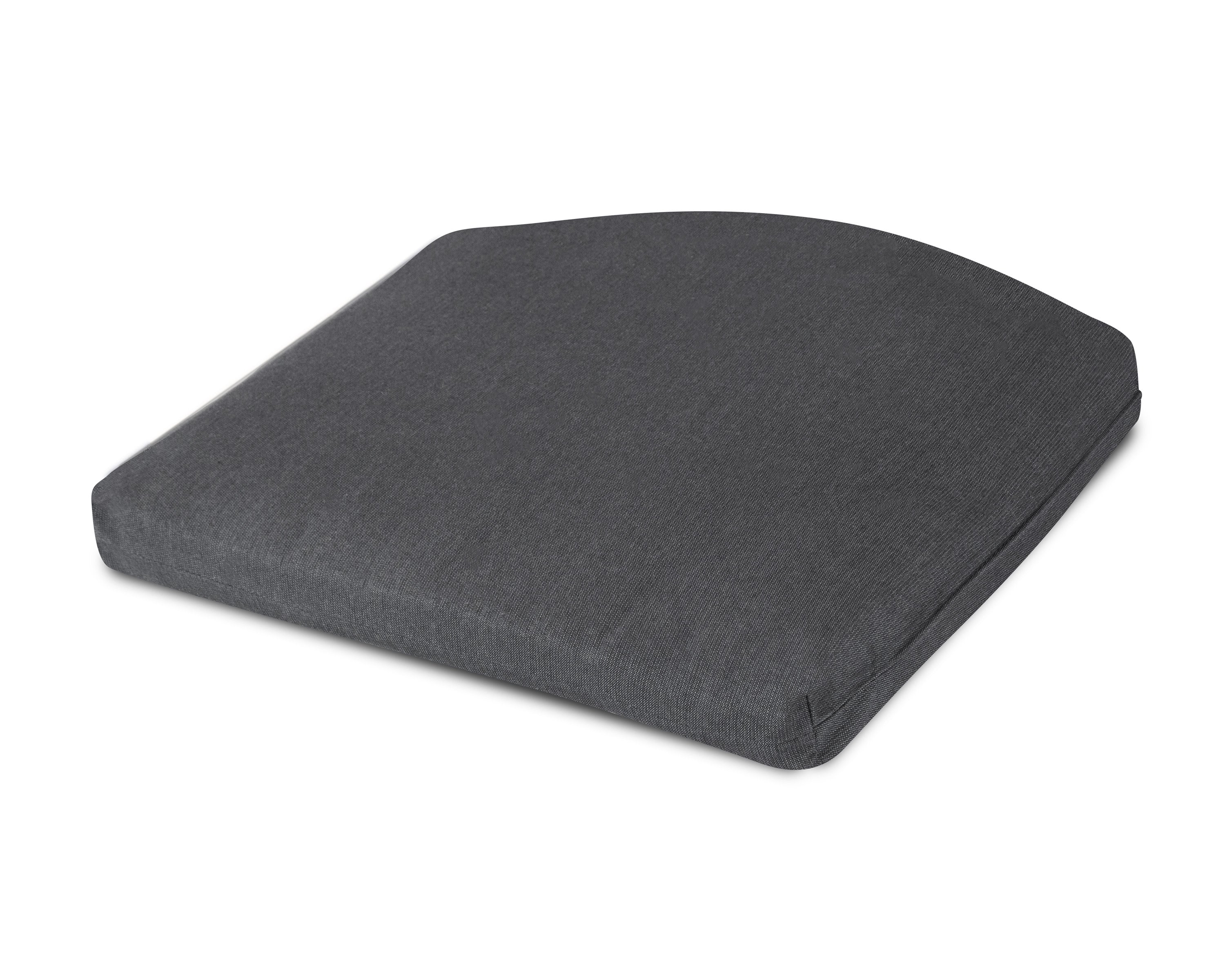 Standard Seat Cushion 18"D x 22"W x 2.5"H in Spectrum Carbon