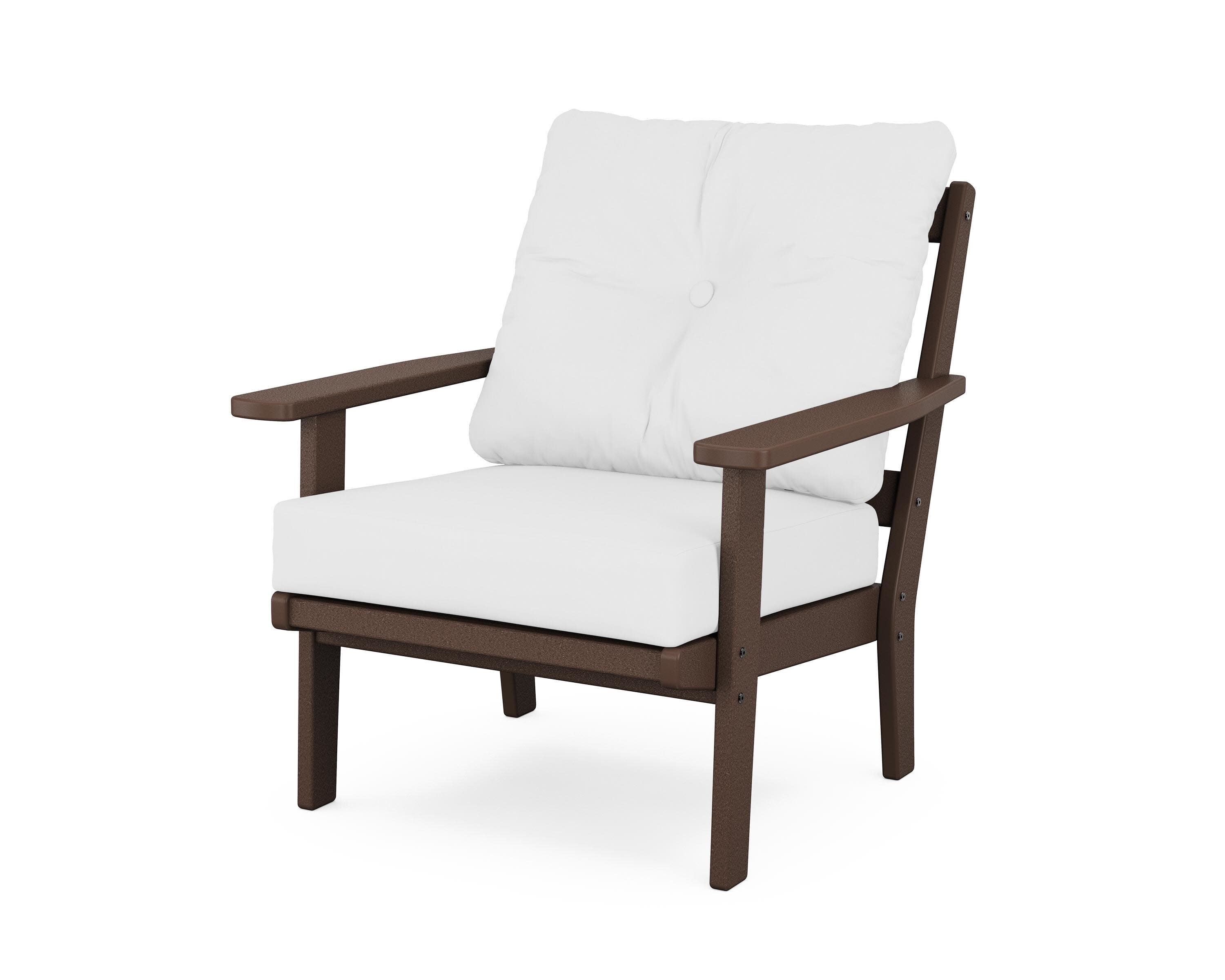 Prairie Deep Seating Chair in Mahogany / Natural