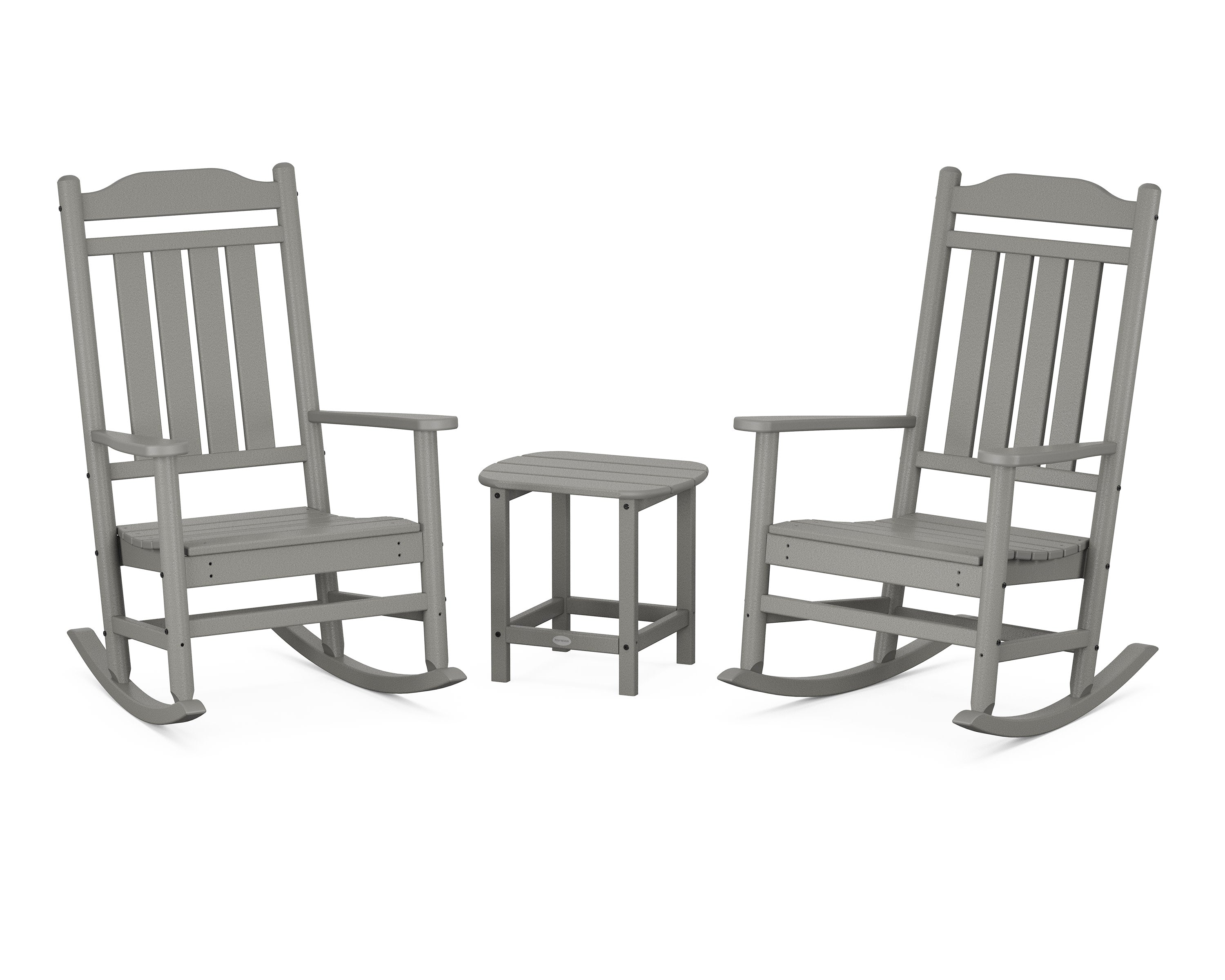 Cottage Legacy Rocking Chair 3-Piece Set in Slate Grey
